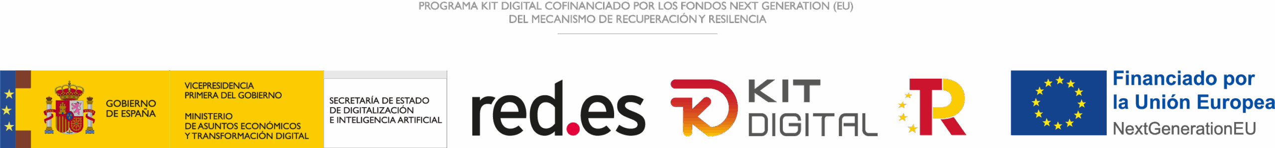 Logo de publicidad de la subvención Kit Digital